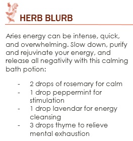 Aries herbs